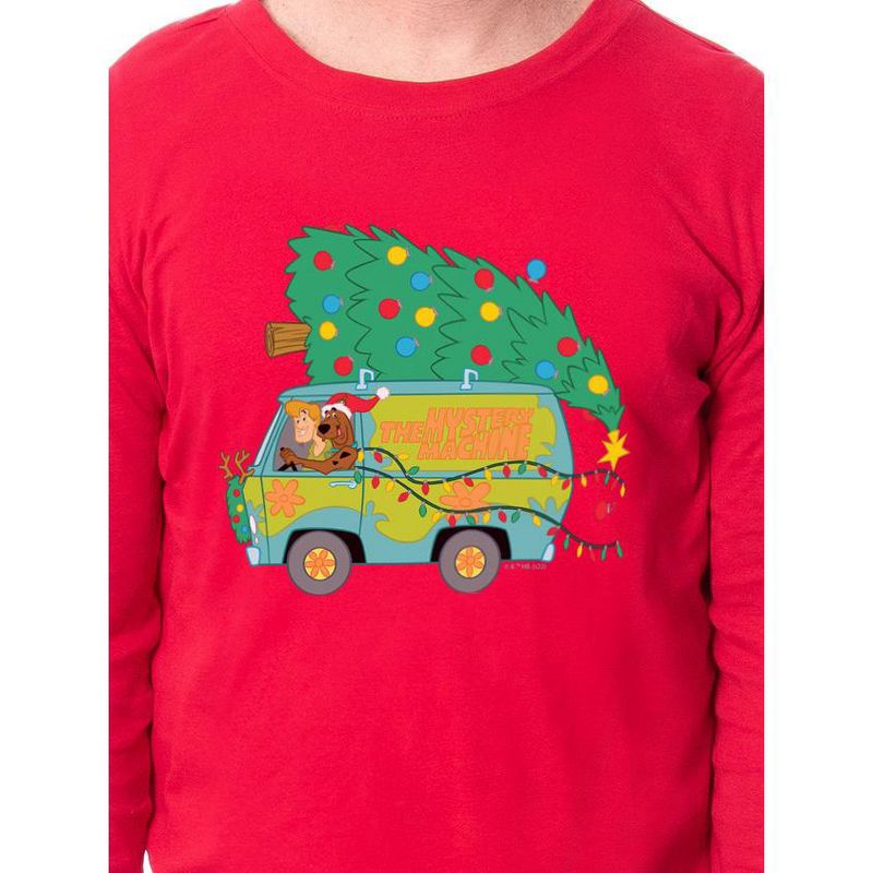 Scooby-Doo Mystery Machine Christmas Tight Fit Family Pajama Set, 4 of 6