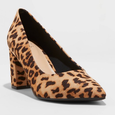 leopard shoes wide width