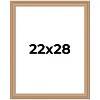 PosterPalooza | Weathered Yellow Picture Frame - UV Acrylic, Foam Board Backing, Hanging Hardware - 2 of 4