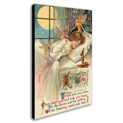 Trademark Fine Art -Vintage Apple Collection 'Halloween Thirteen' Canvas Art