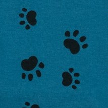 dog paw blue