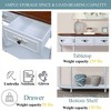 XINGHANZHENXUAN Wood Console Table, Sofa Table with Drawers, Open Shelf, Solid Wood Entry Table for Living Room, Hallway - 4 of 4