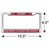 Northern Illinois Alumni Logo Full Size Standard License Plate Metal Frame - 4 of 4