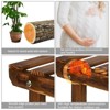 Karl Home Wood Plant Stand - 3 of 4