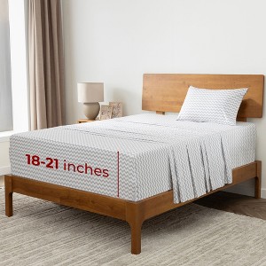 Mellanni 1800 Bed Sheet Set With DEEP Fitted Sheet - 1 of 3