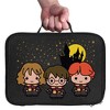 Harry Potter Chibi Trio And Castle Insulated Soft Sided Lunch Box - 3 of 4