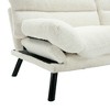 NicBex Couches for Living Room 70.08" Multi-Functional Adjustable Sofa Bed Upholstered 2-seater Sofa Sleeper Sofa with Metal Feet - 2 of 4