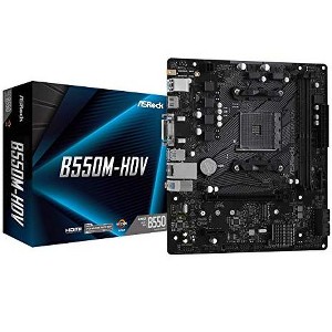 ASRock B550M-HDV Micro ATX Motherboard - AMD B550 Chipset - Socket AM4 (244306) - 1 of 4