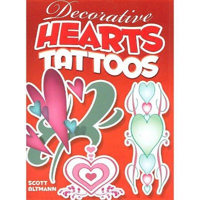 Decorative Hearts Tattoos - by  Scott Altmann (Mixed Media Product)