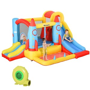 Dexmalle 4-in-1 Bounce House Jumping Castle with 2 Slides - 1 of 4