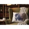 Whispers of the Wild Buffalo 18" Climaweave Outdoor Pillow by Manual Woodworkers and Weavers - 3 of 3