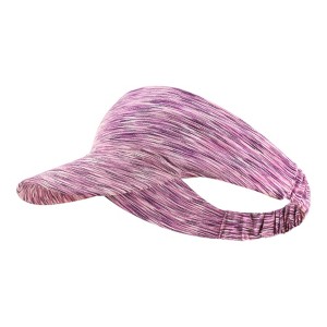Anna-Kaci Stretchy UV Protection Sports Visor Hat Lightweight Rainbow Stripe Design for Hiking Beach Running Outdoor Travel - 1 of 4