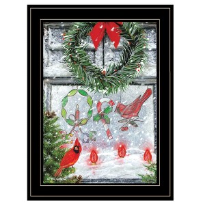 "Christmas Peace" by Ed Wargo Ready to Hang Framed Print, Black Frame - 1 of 1