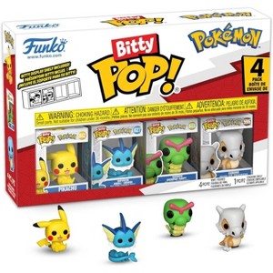Funko Pop! Bitty: Pokémon - Pikachu, Vaporeon, Caterpie, and