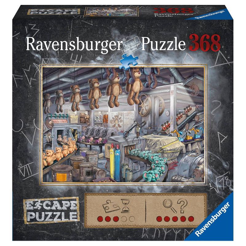 Ravensburger ESCAPE Puzzle: The Toy Factory Jigsaw Puzzle - 368 pc, 1 of 4