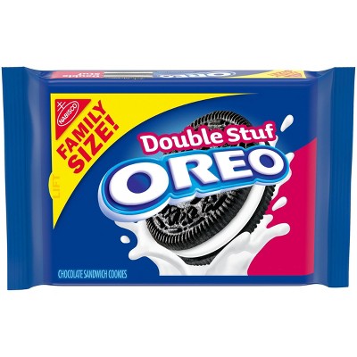 Oreo Double Stuf Chocolate Sandwich Cookies Family Size - 20oz