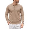 COOFANDY Men's Button Down Classic Knit Polo Golf Shirt - 4 of 4