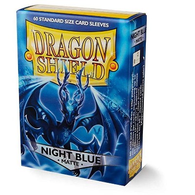 Dragon Shield 2 Packs Dragon Shield Matte 60 ct Night Blue Standard Size Card Sleeves Individual Pack