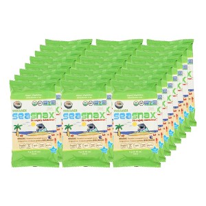 Seasnax Wasabi Organic Seaweed Snacks - Case of 24/.18 oz - 1 of 4