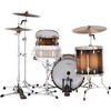Slingerland Radio King 3-Piece Shell Pack With 18" Bass Drum Black and Gold Lacquer - 2 of 4