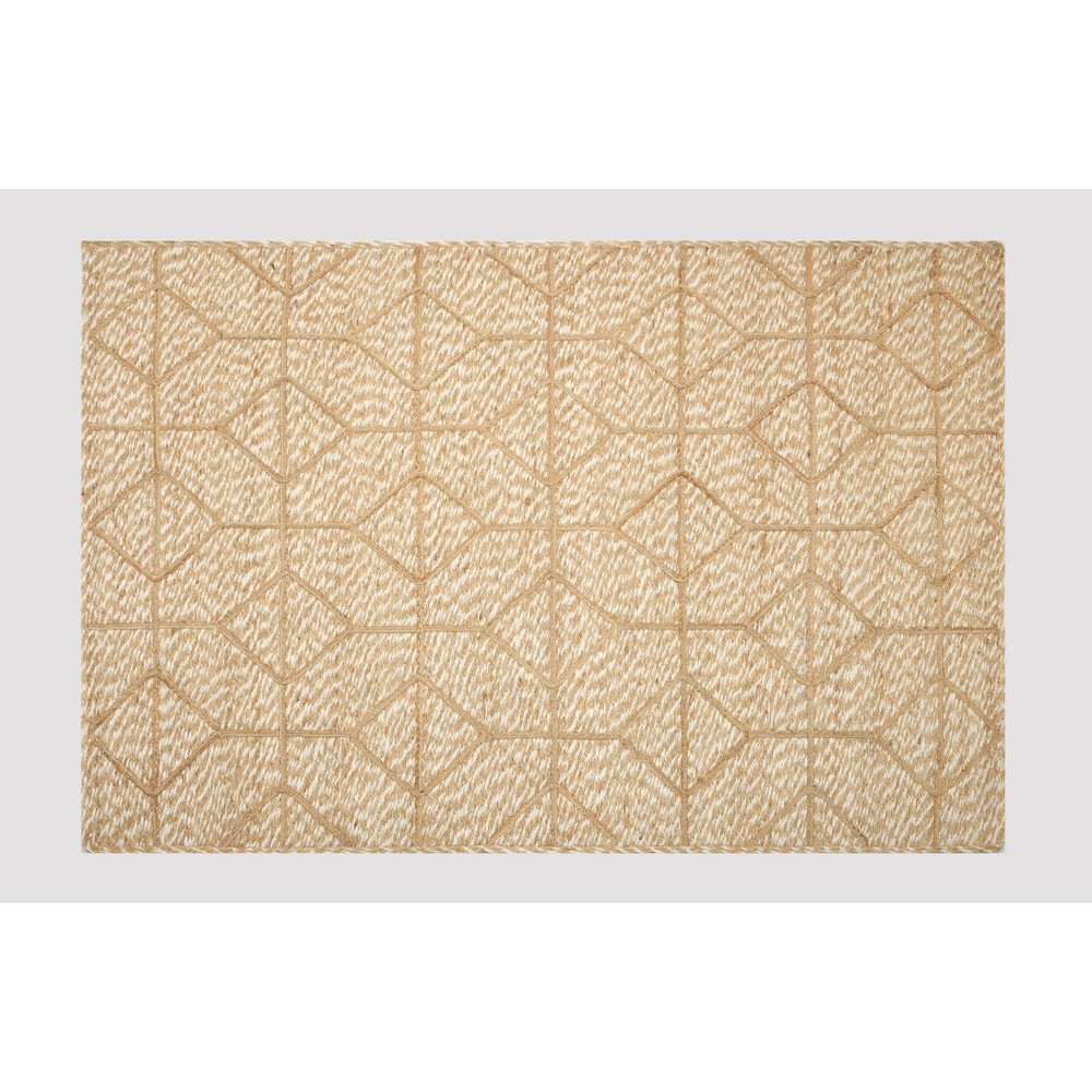 7'x10' Jute Braided Flatweave Braided Rug Tan - Threshold was $399.99 now $199.99 (50.0% off)