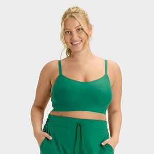 Women's Everyday Soft Light Support Strappy Sports Bra - All In Motion™ - 1 of 3