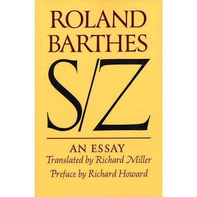 S/Z - by  Roland Barthes (Paperback)