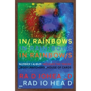 Trends International Radiohead - In Rainbows Album Art Framed Wall Poster Prints - 1 of 4