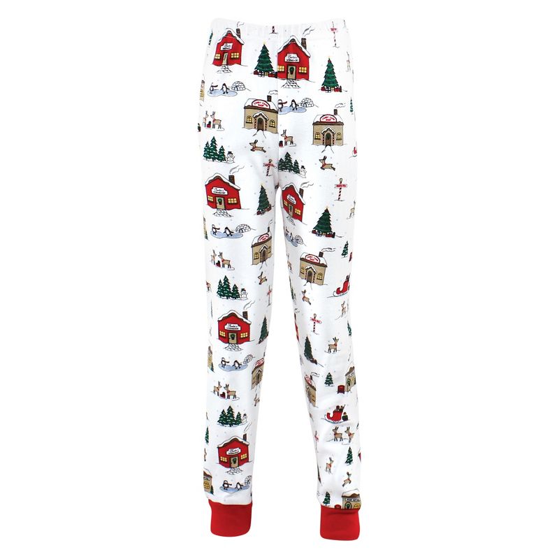 Hudson Baby Infant and Toddler Cotton Pajama Set, North Pole, 4 of 5