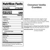 The Gourmet Granola 2.4 oz Cinnamon Vanilla Crumbles Gluten, Dairy, & Soy Free - Pack of 6 - 4 of 4