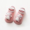 MyKids-Usa Baby 3D Cartoon Animal Patched Design Dispensing Non-Slip Lace-Up Socks Shoes - 3 of 4