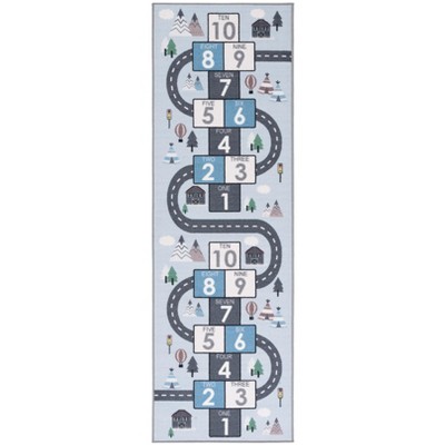 Kids Playhouse KPH226 Power Loomed Machine Washable Slip Resistant Rugs - Safavieh Kids