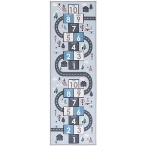 Kids Playhouse KPH226 Power Loomed Machine Washable Slip Resistant Rugs - Safavieh Kids - 1 of 4