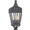 Minka Lavery Vintage Outdoor Post Light Fixture Black 20" Beveled Glass for Exterior Barn Deck House Porch Yard Patio - 3 of 3