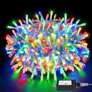 Ollny 200 LED Multicolor String Lights (Connectable IP44 Waterproof, Plug in, 8 Modes) - 1 of 4