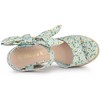 Allegra K Women's Floral Printed Slingback Wedge Sandals - 4 of 4