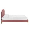 Modway Novi Performance Velvet Twin Bed - 3 of 4