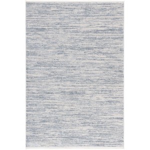 Mila MIL226 Power Loomed Indoor Area Rug - Blue/Ivory - 5'3"x7'6"- Safavieh - 1 of 4