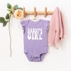 The Juniper Shop Daddy's Girl Wavy Baby Flutter Sleeve Bodysuit - 2 of 2