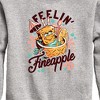 Boys' - SpongeBob SquarePants - Feelin Fineapple Graphic Long Sleeve Fleece Sweatshirt - 2 of 4