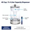 ZeroWater 40 Cup Glass Water Pitcher with Ready-Pour + Free Water Quality Meter - 4 of 4