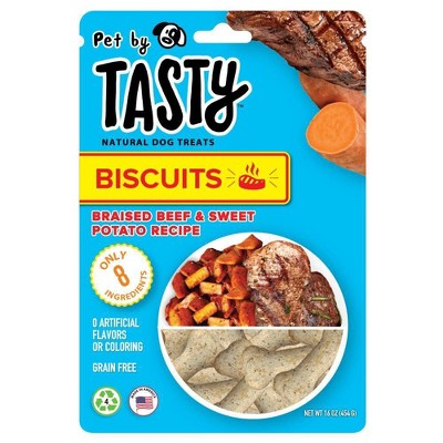 Pet by Tasty Braised Beef and Sweet Potato Recipe Dog Treats - 16oz