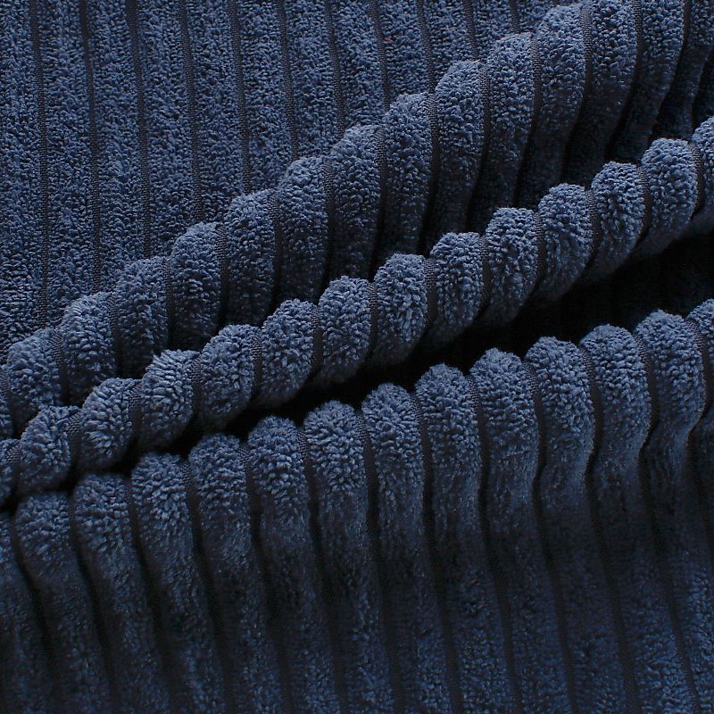 PiccoCasa Soft Corduroy Striped Cushion Decorative Throw Pillowcase 2 Pcs, 3 of 8