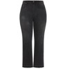 Women's Plus Size Paloma Kick Flare Jean - black wash | CITY CHIC - 4 of 4