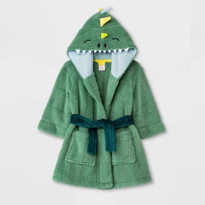 Toddler Boys' Dino Robe - Cat & Jack™ Green 4T-5T