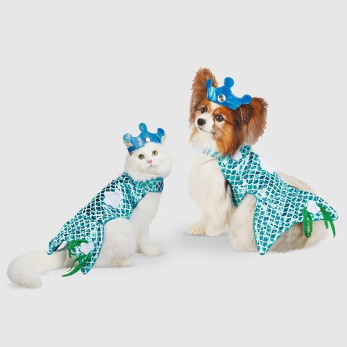 Mermaid Halloween Dog and Cat Costume