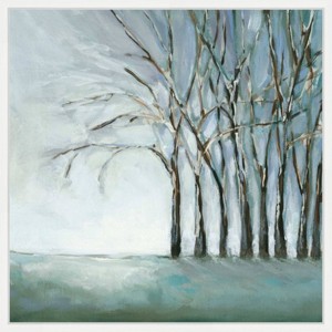 Amanti Art 22"x22" Tree in Winter by Christina Long Framed Canvas Wall Art - 1 of 4