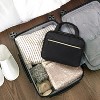 Hanging Toiletry Bag Travel Bag Women Men, Foldable Cosmetic Organizer, Roll up Makeup Bag - 2 of 4