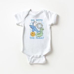 The Juniper Shop Go With The Float Blue Baby Bodysuit - 1 of 2