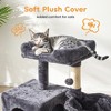 Heynemo Multi-Level Cat Tree Tower for Large Cats with Scratching Posts, Condos, Perch, Hammocks & Toys, Cat Jungle Gym for Indoor Cats - 2 of 4